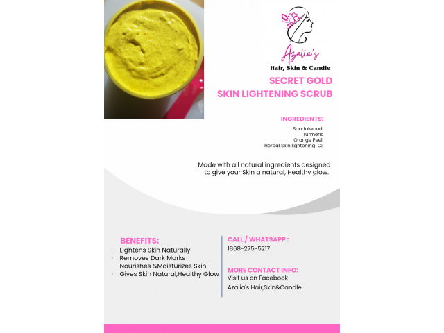 Skin and Lip lightening products.