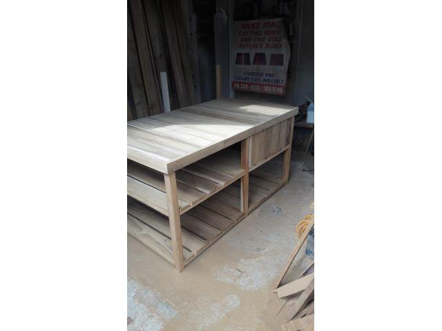Custom built hardwood furniture for the home and office.