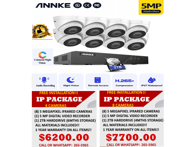 ANNKE 5MP IP Cameras